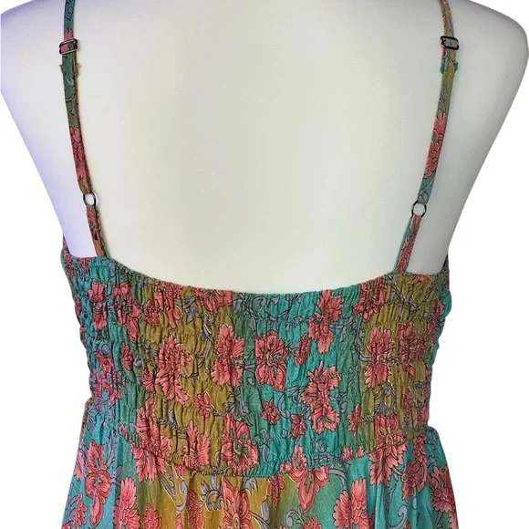 Karma Highway Bohemian Maxi Dress Long Flowy Free -Spirited Summer Floral Size M - Picture 6 of 12